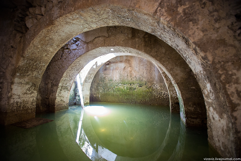 Deir Sam'an water reservoir by vizAviz