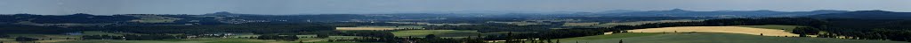 Fernsicht zum Bayerischen Wald/Böhmerwald/Šumava by Friedemann Dittrich