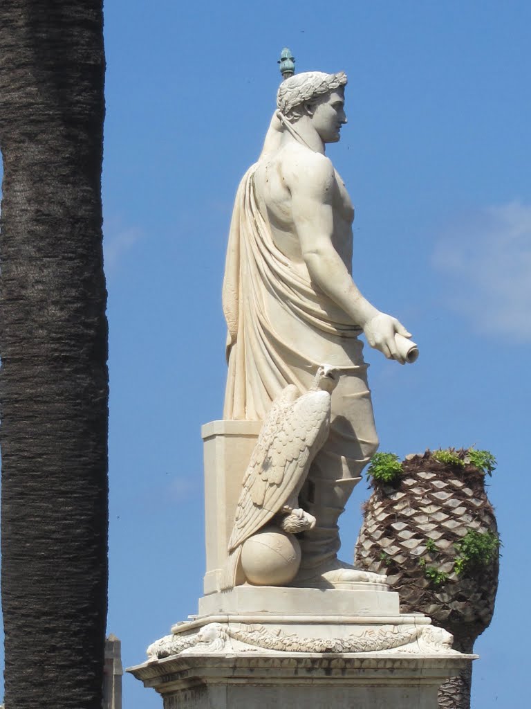 Bastia, place saint-Nicolas, Napoléon en empereur romain by daniel wilk