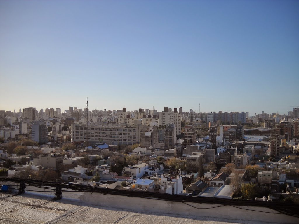 Vista Bs As desde terraza en Chacarita by luctuheisen