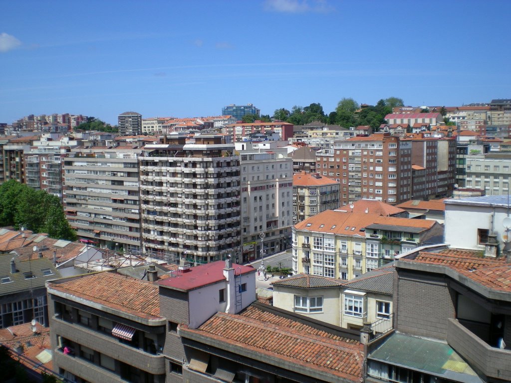 Santander centro desde Juego de Pelota 1 by X84