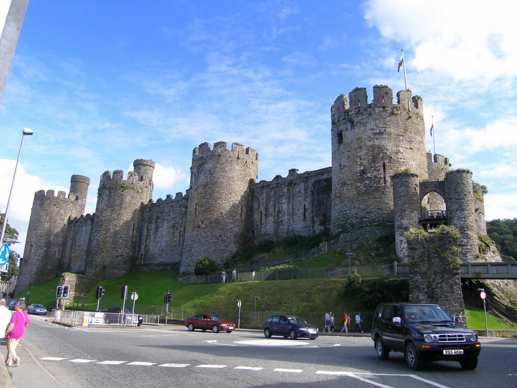 Conwy Castle Wales by Grolwer