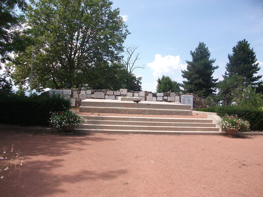 Monuments aux morts saint genis laval by Salomon BARZILAI & Jerome IBY