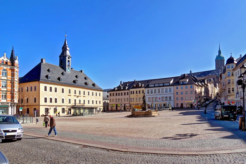 Annaberg-Buchholz - Markt by Rudolf Henkel