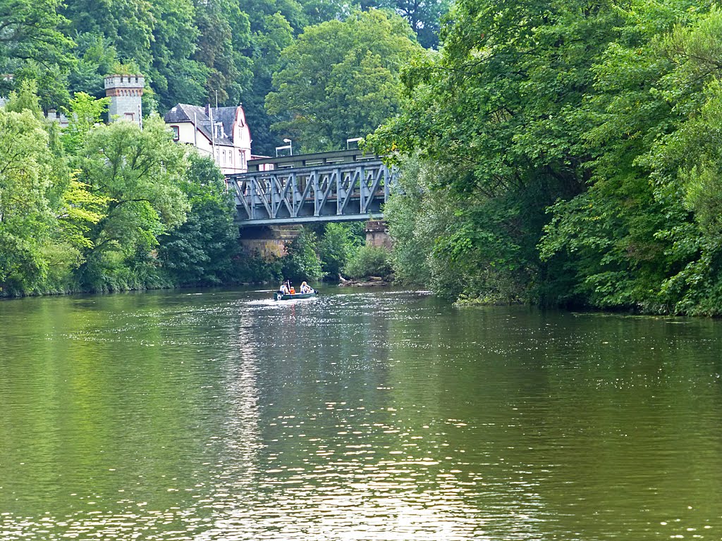 Eisenbahnbrücke Weilburg by RSchuetz