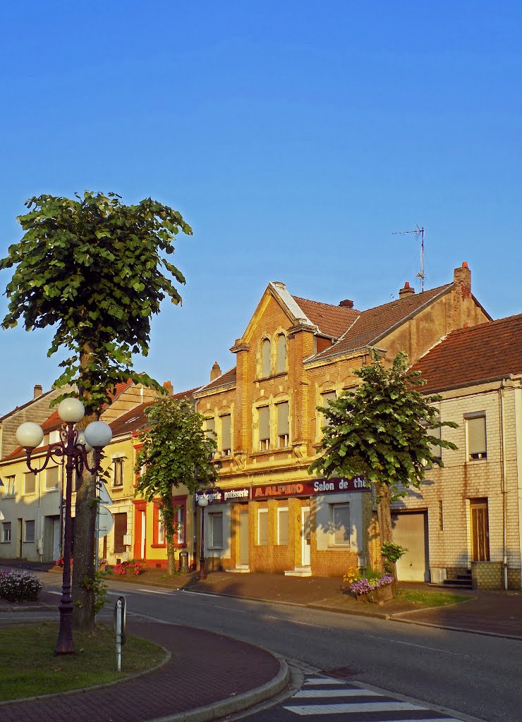 Rue de l'église, L'Hôpital (Moselle) by Jean-Marc Pascolo