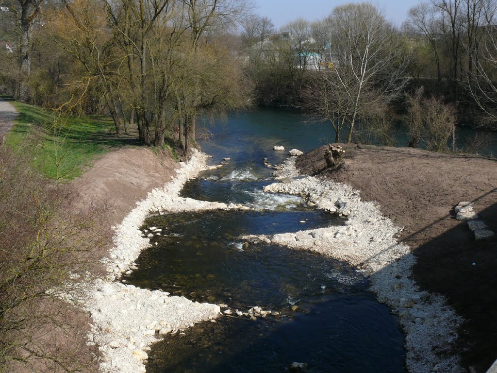 Umgebaute Aichmündung März 2014 by Roland Appl