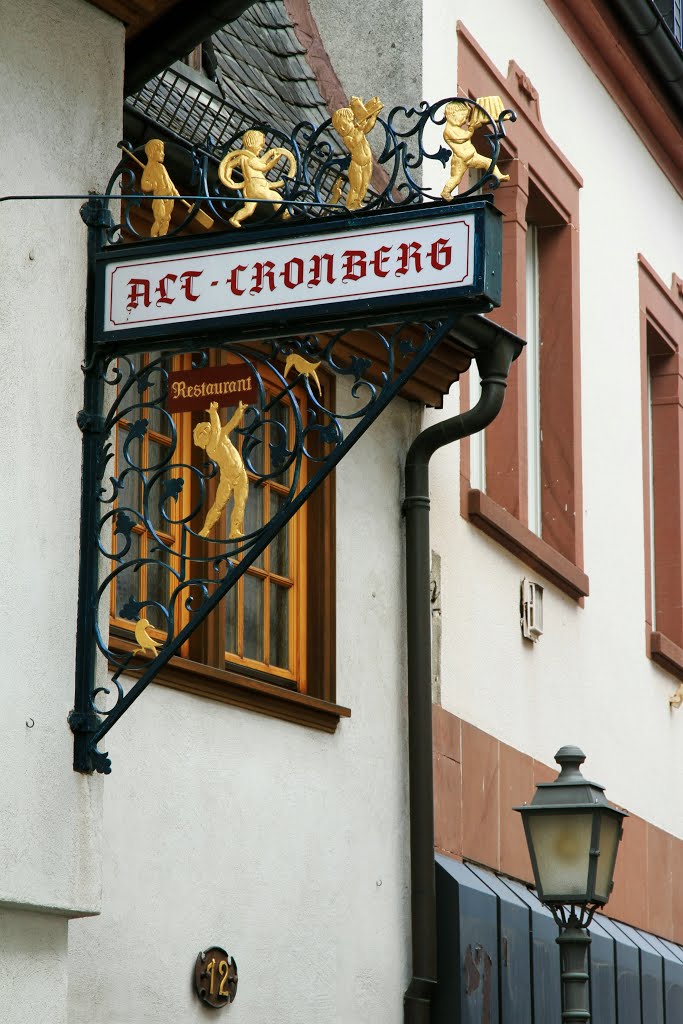 Witshausschild in der Friedricht-Ebert-Str. 12 by Thomas Ahlmeyer