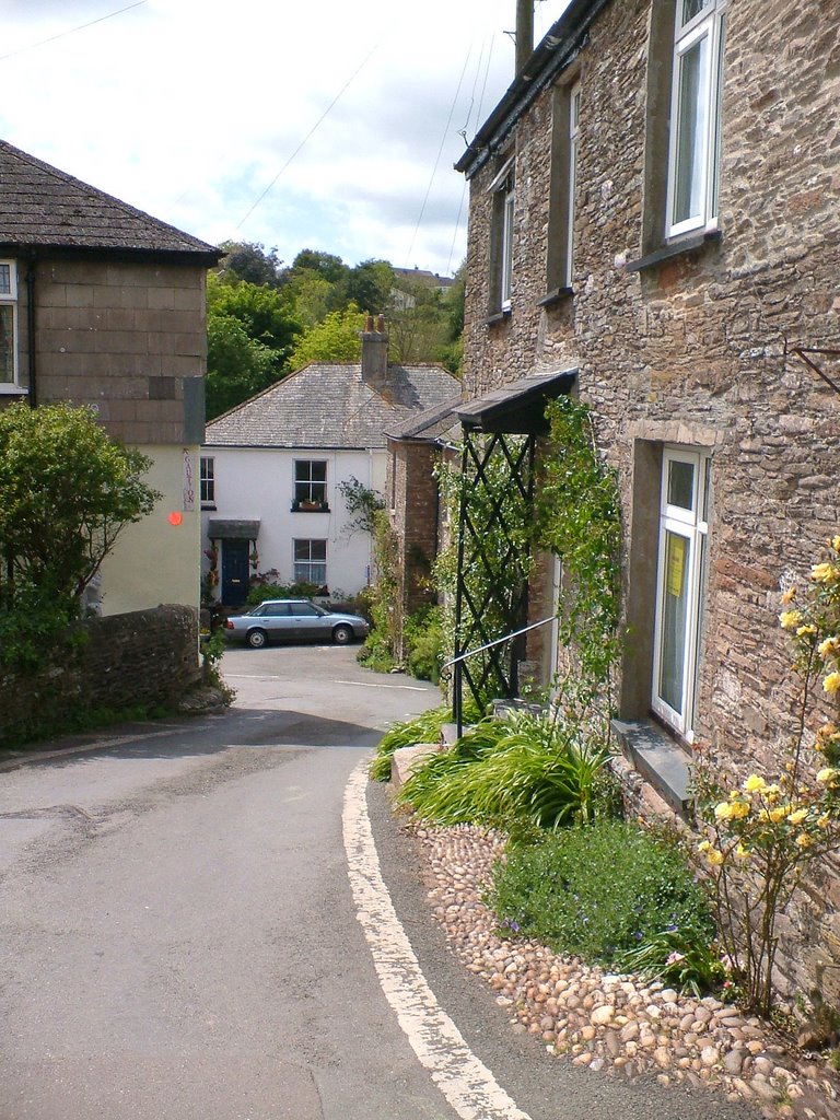 Looking West into Slapton Village by Rosa Foulger