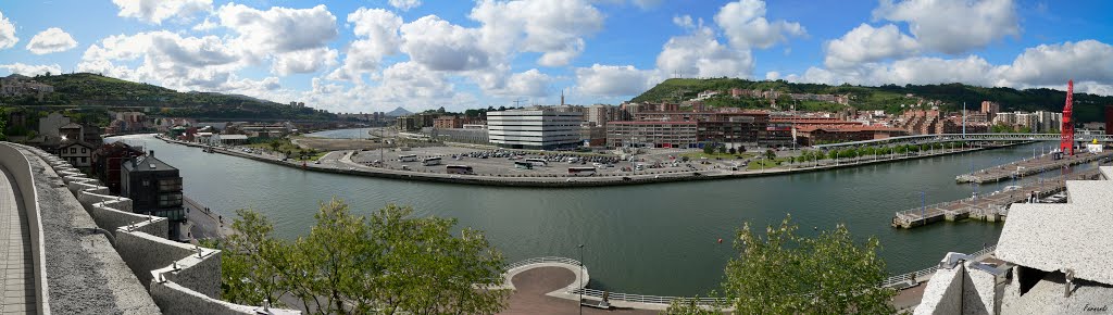 Ria de Bilbao, Deusto, Zorrozaurre by Rojo 21