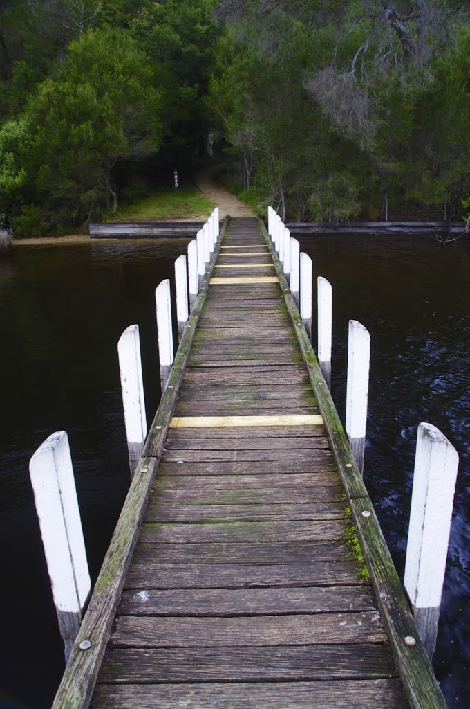 Long jetty at Captain Creek Landing by snucklepuff