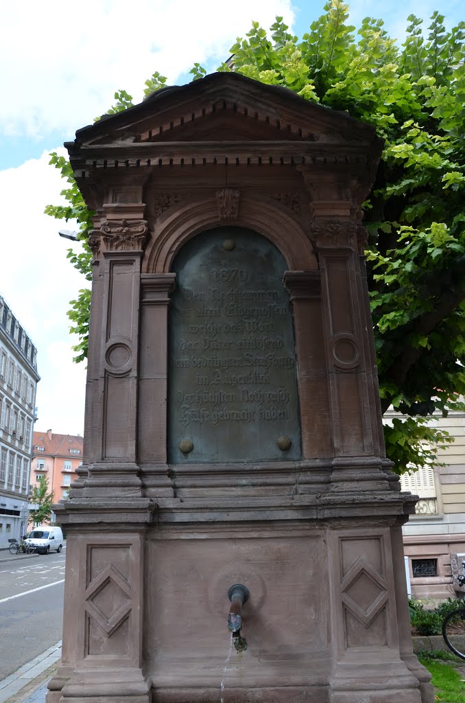 Fontaine de la Place Pont-aux-Chats, Strasbourg, France by J-C Oslo