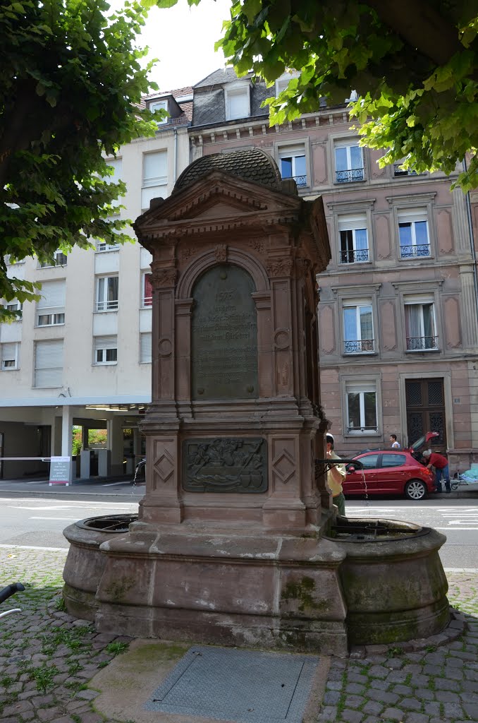 Fontaine de la Place Pont-aux-Chats, Strasbourg, France by J-C Oslo