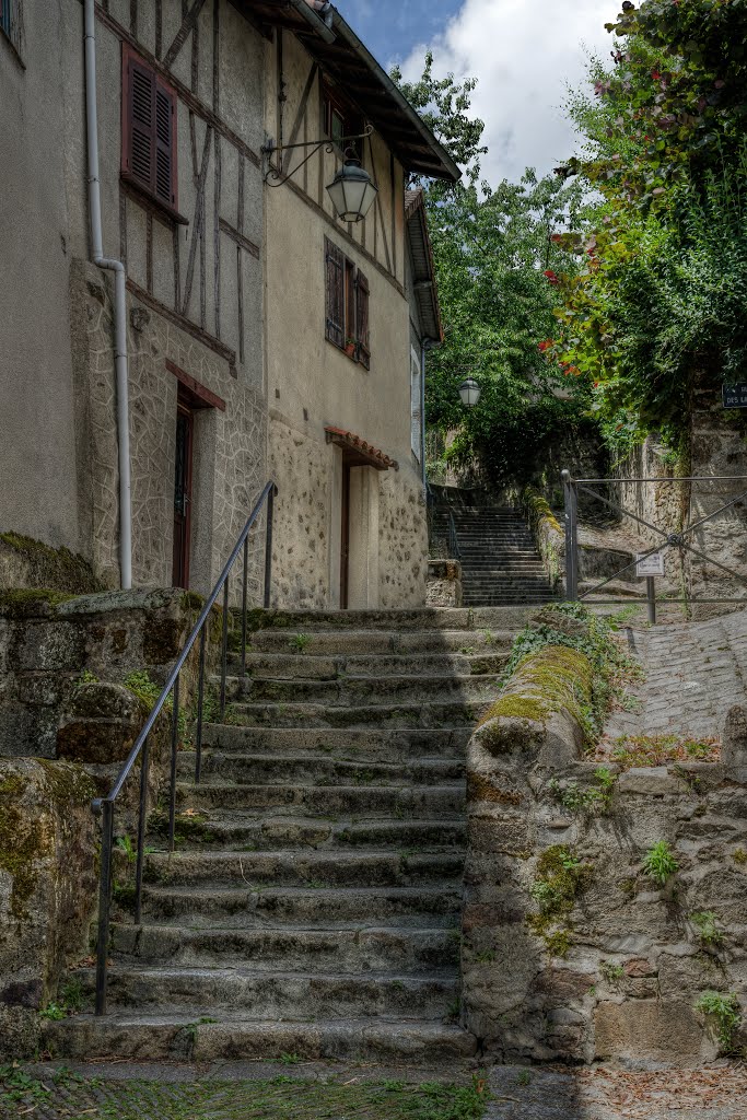 Rue du Rajat, Limoges - July 2014 by Michael Stuckey