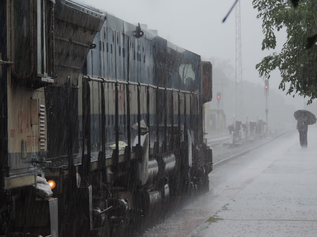 Rain... Train... by Akshay Yardi