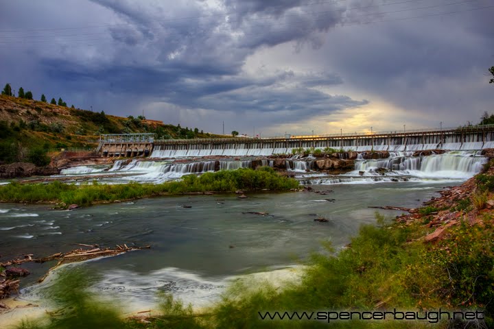 Black Eagle Dam and Falls, MT, USA by spencer baugh