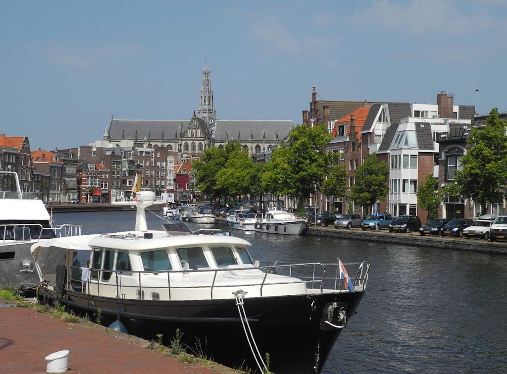 Haarlem - Aan het Spaarne (1) by J.G. Nuijten