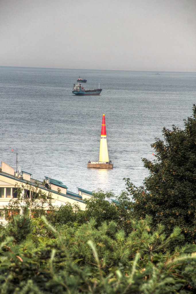 Gdynia, Kamienna Góra, widok na Zatokę by vtgbart