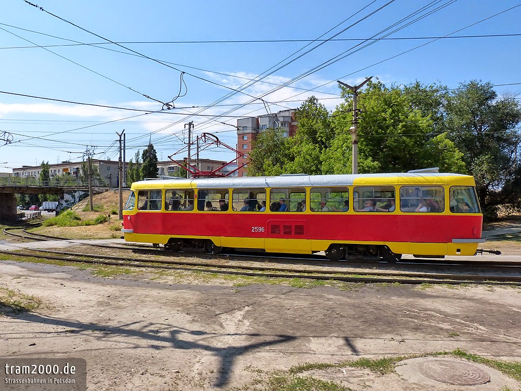 T3SU 2596 in der Angarskaja Ulica by tram2000