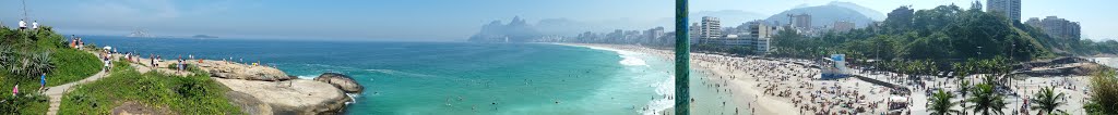 Panorâmica Praias de Ipanema e Arpoador by Aramos