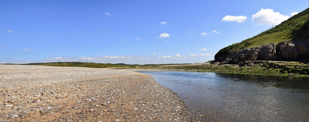 River Ogmore Pano by Alan Underwood