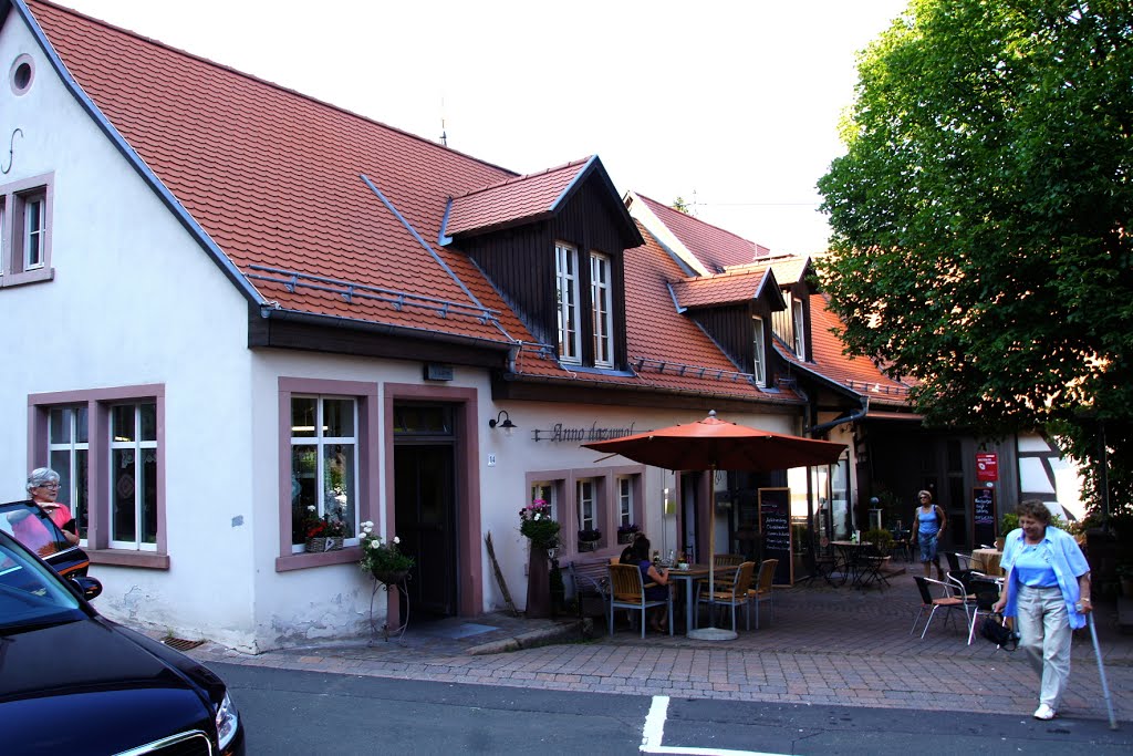 Das Café 'Anno Dazumal' in Dannenfels am Donnersberg by wolfbam