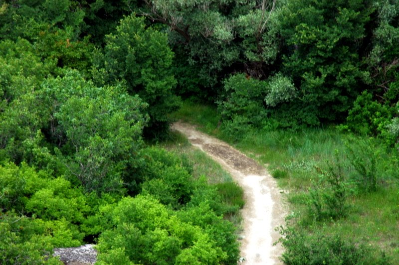 Ihlara vadisinde yol, Osman Ünlü by Osman Ünlü