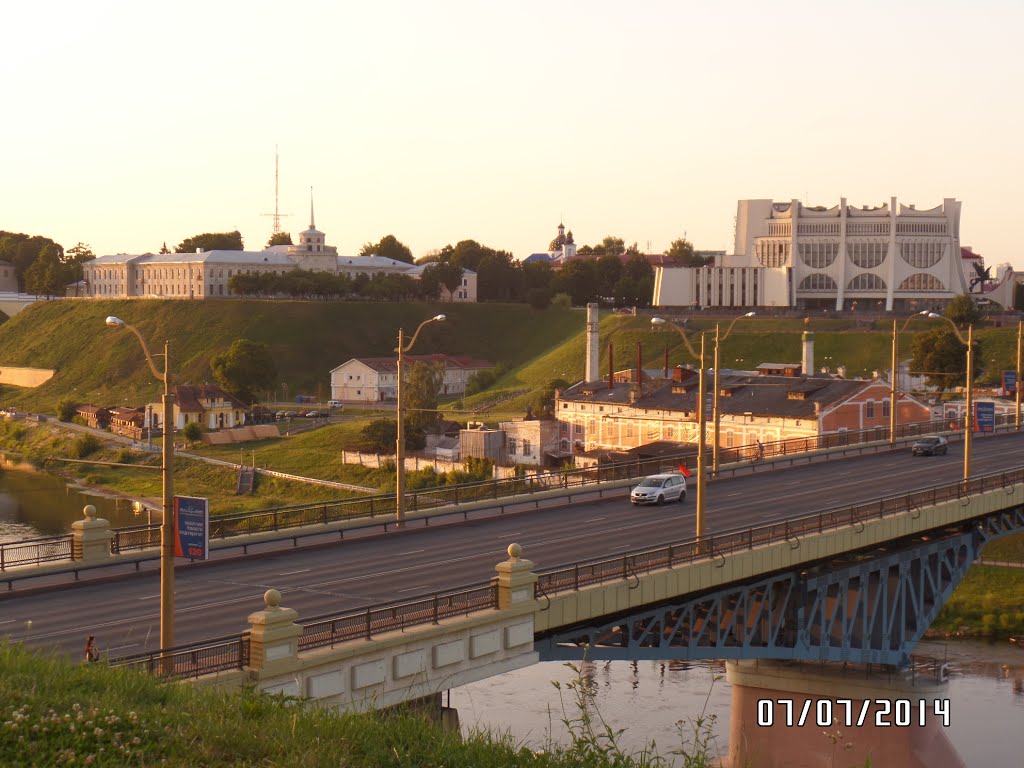 Гродно, мост через Неман by Pulemon