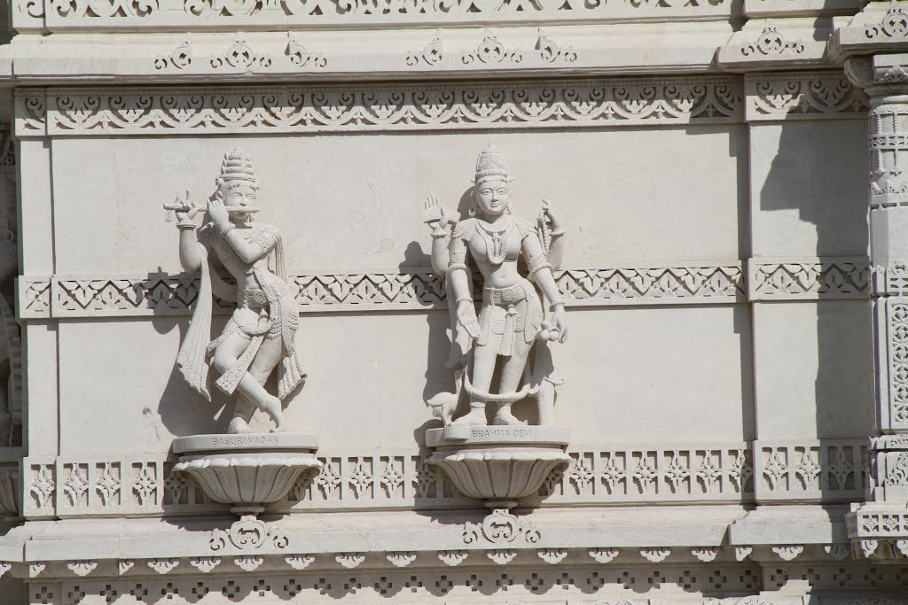 BAPS Shri Swaminarayan Mandir. London Borough of Brent, Greater London, UK by Alex Milazzo