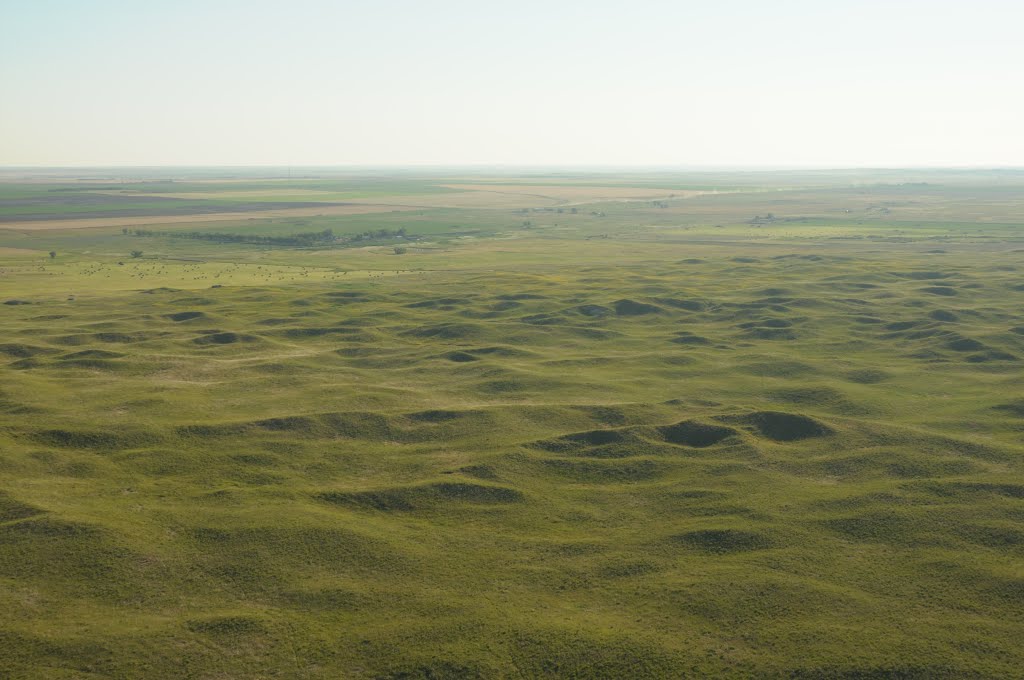 Aerial View, Pine Ridge Indian Reservation by J Sidle