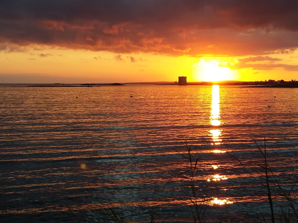 Tramonto a Porto Cesareo by renzo de rossi