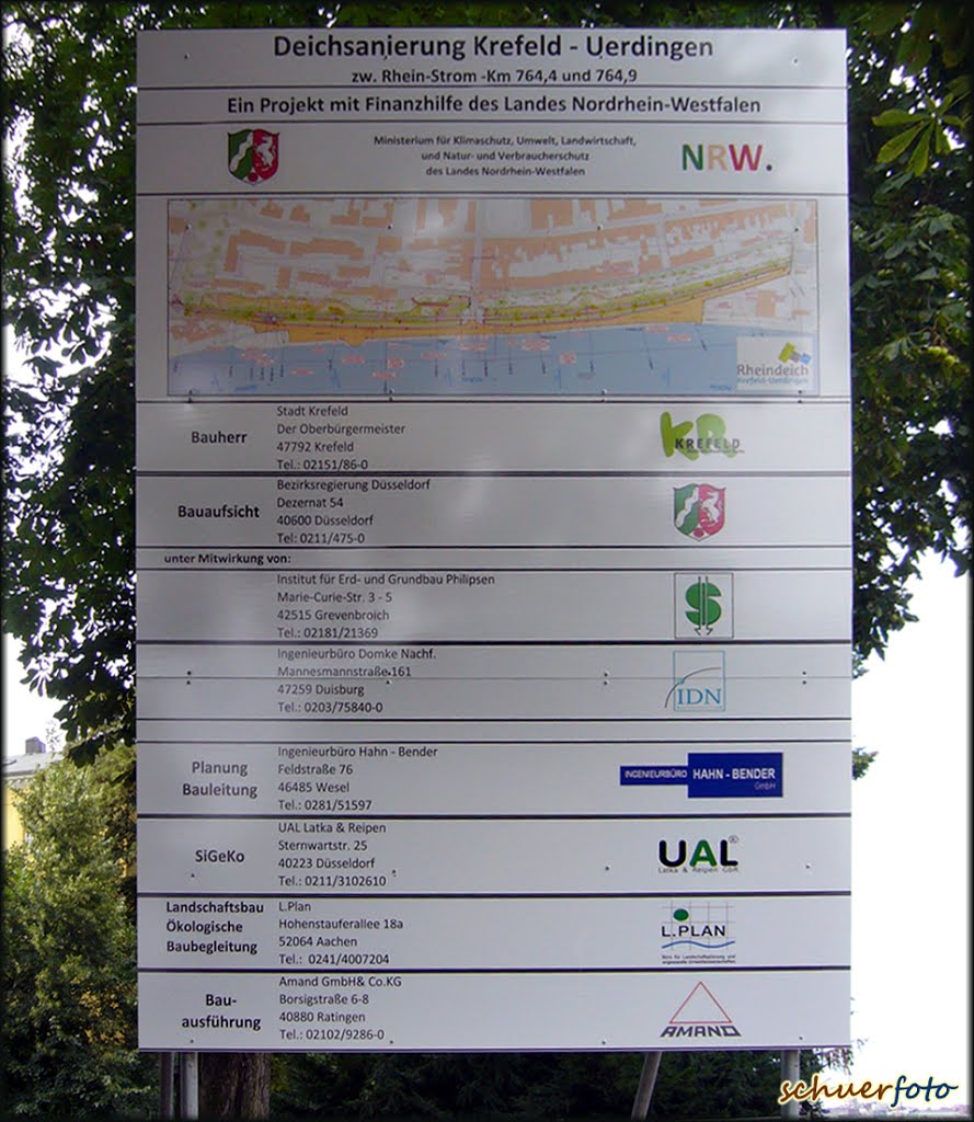 Deichsanierung Krefeld - Uerdingen by ledeirf