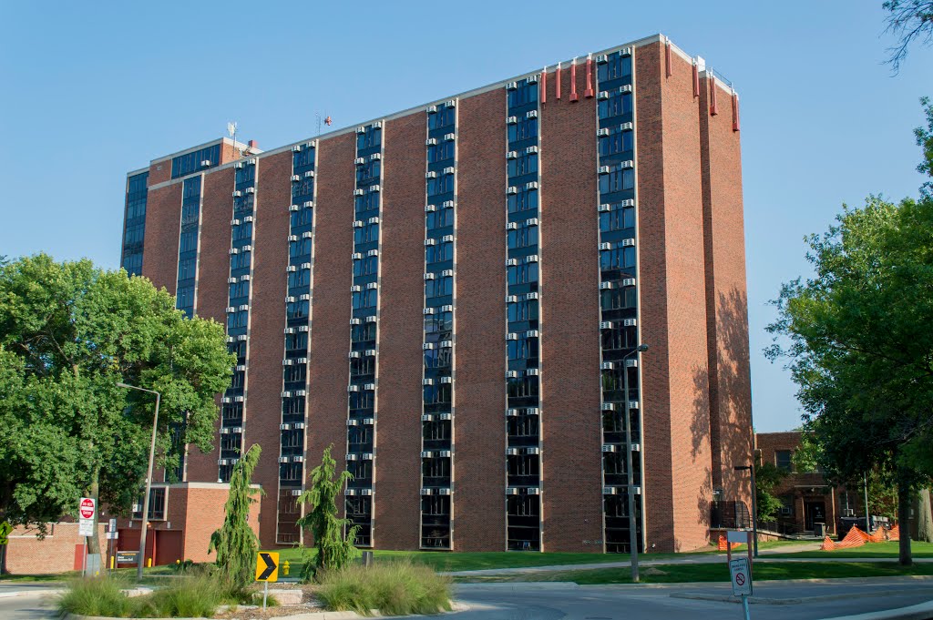 Slater Hall - University of Iowa by Philip Scott Johnson