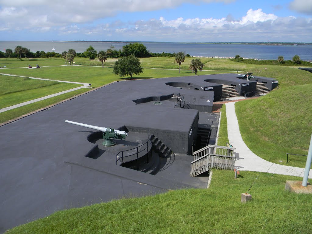 Fort Moultrie Batteries by Michael Miller