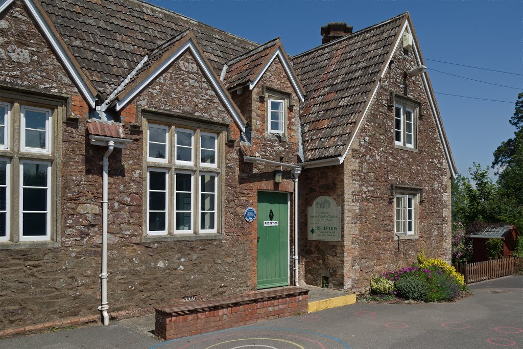 Civic Society Blue Plaque on Enmore School - July 2014 by Michael Stuckey