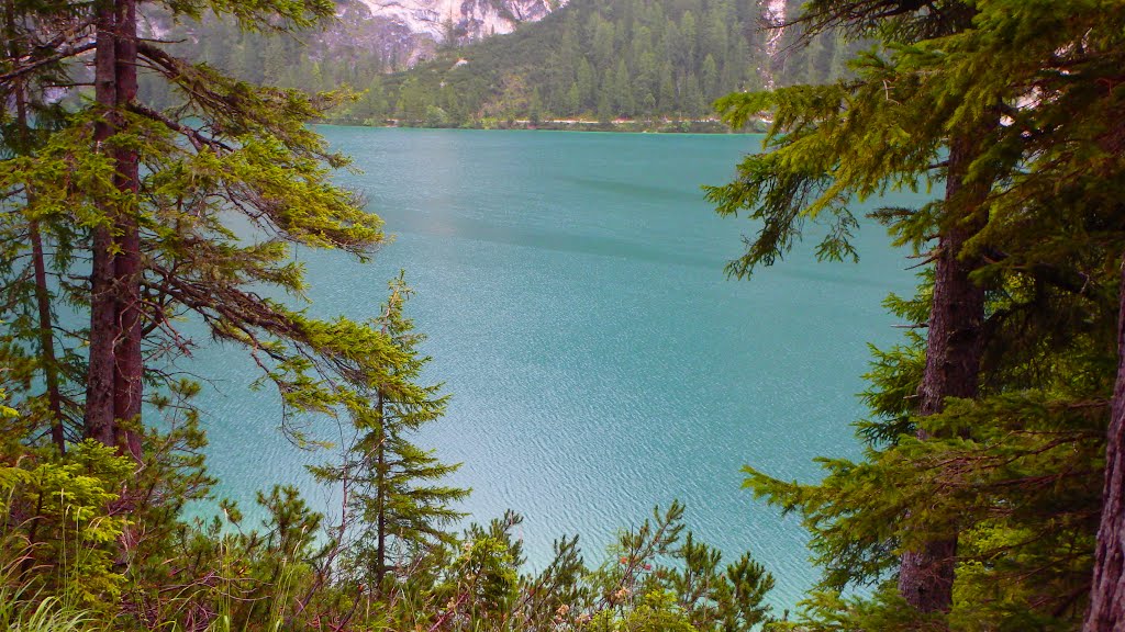 Lago di Braies - Pioggia by Matteo Vecchi