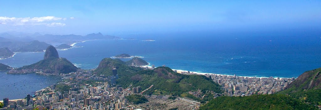 Wide Panorama Rio de Janeiro & Beyond by Richard Rowntree