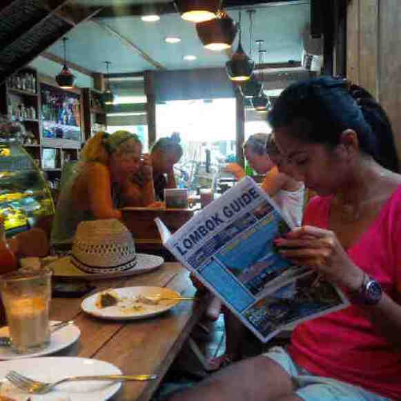 Kayu Cafe, Gili Trawangan, Lombok by Charlie Pongrekun