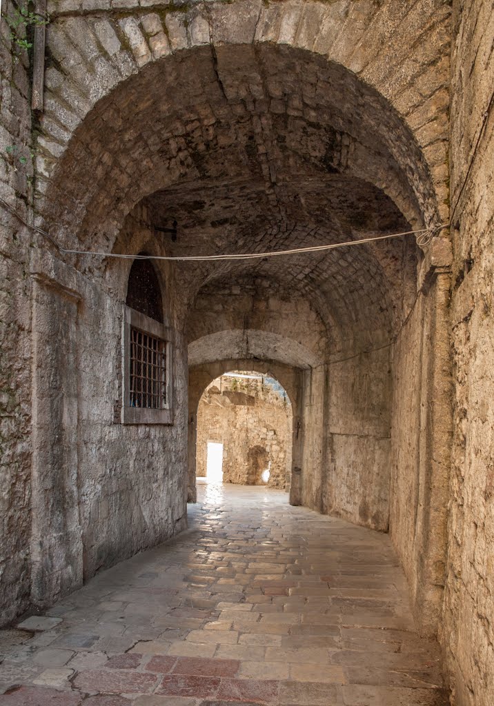 Southern fortifications , Old Town - Stari Grad Kotor Montenegro, Црна Гора by Michael Kalafatas