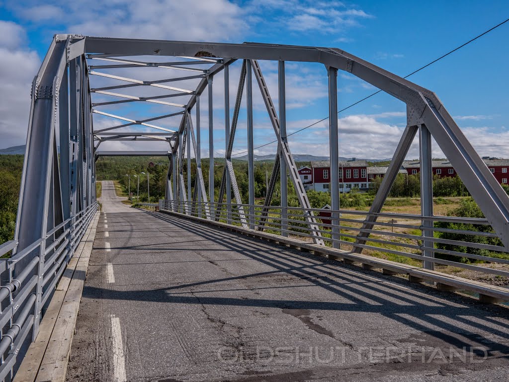 Bridge in Børselv by reinhold möller