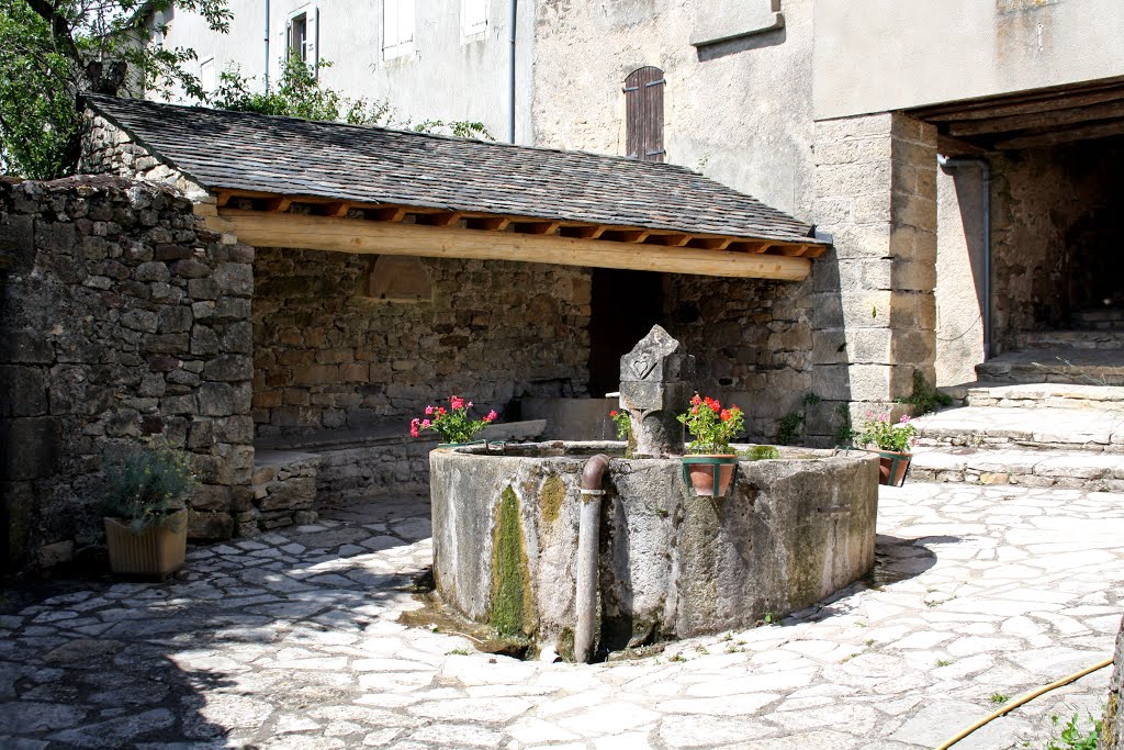 Washhouse at Barre des Cévennes by Benjamin Buemann