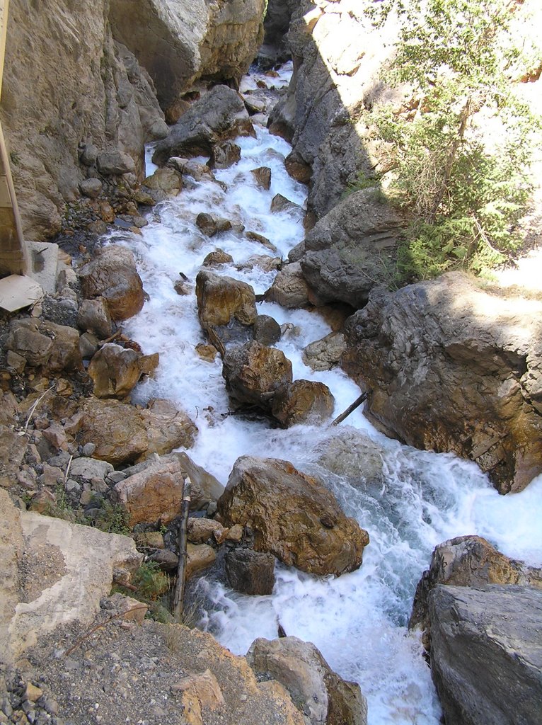 Rapids by the road at Sinclair Canyon by Boris Gjenero