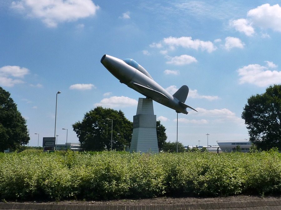 Frank Whittle Plane Memorial by fencer_js@yahoo.com