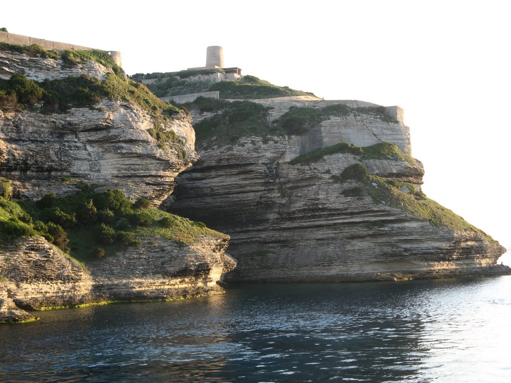 Entrance to harbor, Bonafacio by elorac