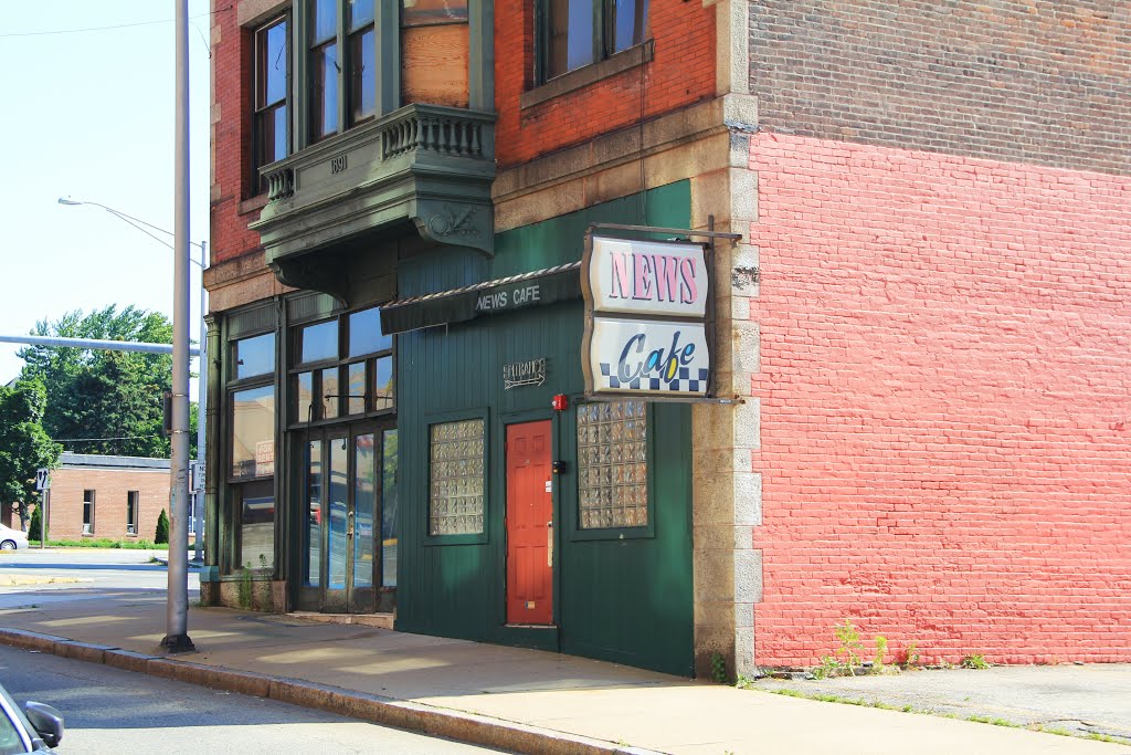 News Cafe Building, Pawtucket RI by John Mackinnon