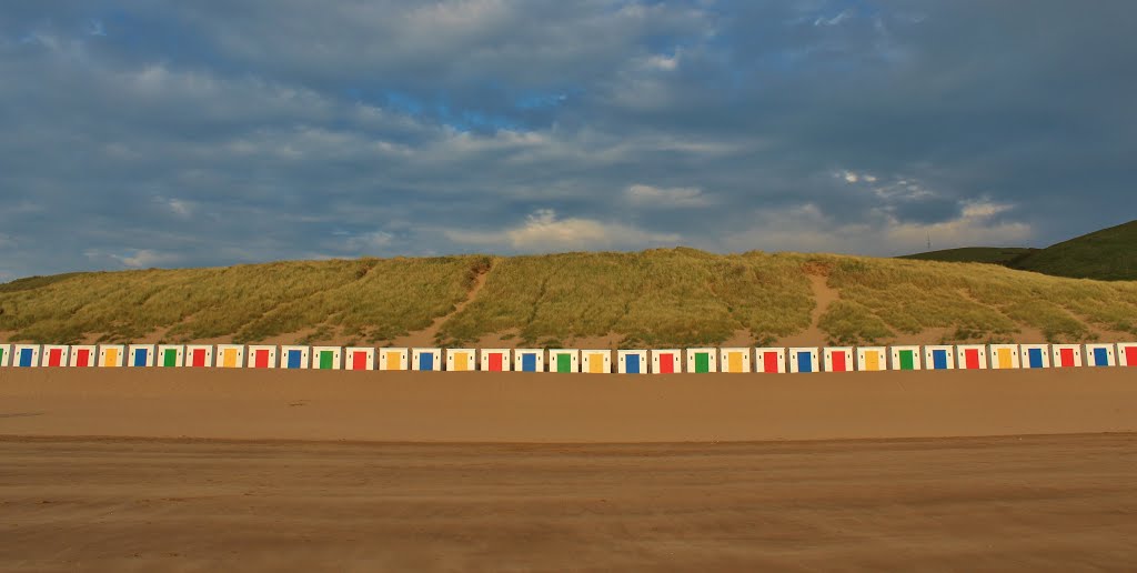 Woolacombe Huts* by Graham Willetts