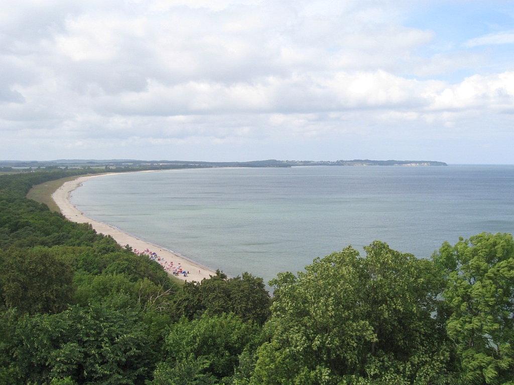 Blick vom Lotsenturm Richtung Lobbe/Göhren - Thiessow, Rügen - 06.2014 by trigonal