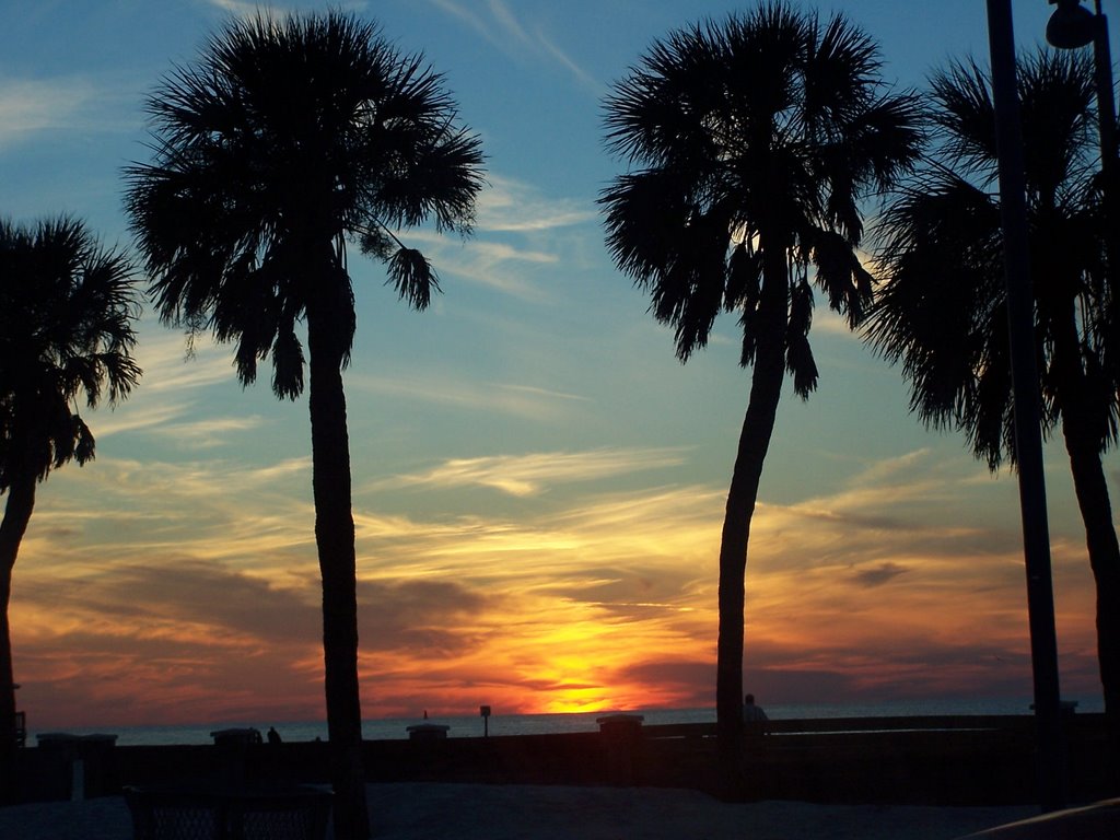 Clearwater Beach Fl. (Sunset) by M. R. M.