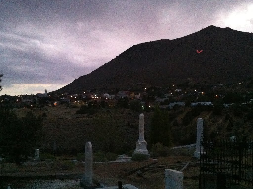 Virginia City Nevada At Dusk by Noah_Loverbear