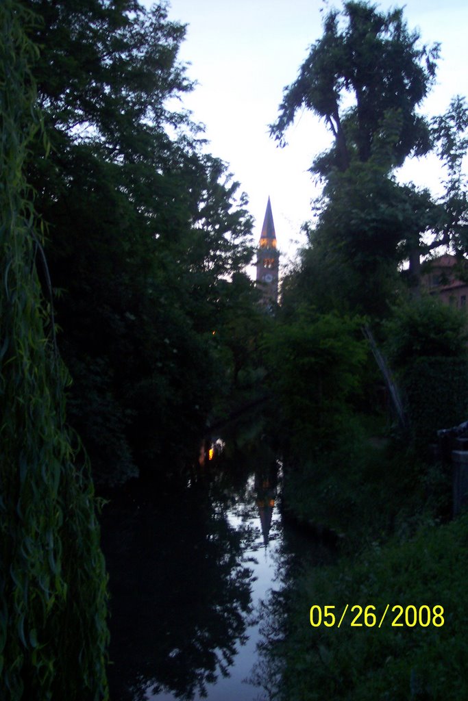 Riflessi del campanile di portogruaro by mario quici di caste…